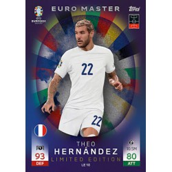 Topps Match Attax UEFA EURO 2024 Euro Master Limited Edition Theo Hernández (France)